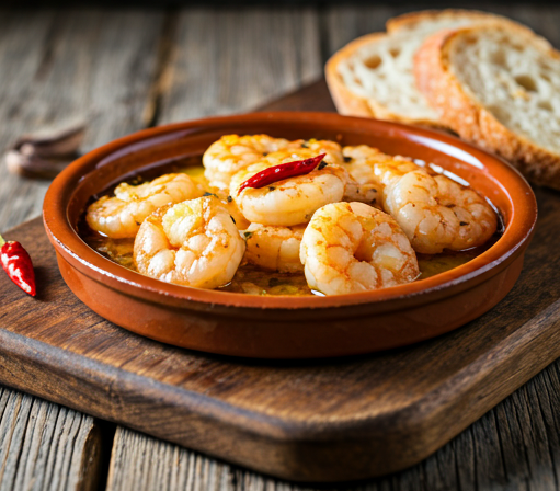 Gambas al ajillo: Receta tradicional española paso a paso